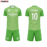 Maillot de football personnalisé avec numéros DTF, impression par sublimation, respirant, séchage rapide, polyester pour hommes, qualité professionnelle en gros