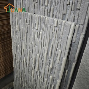 Revêtement mural en <span class=keywords><strong>pierre</strong></span> PU ignifuge, panneau de roche artificielle décoratif pour façade de bâtiment, <span class=keywords><strong>panneaux</strong></span> muraux intérieurs et extérieurs - Product Image 4