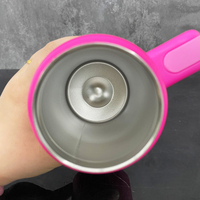 Tasse à café ou bière personnalisée blanche 16 oz en acier inoxydable, mignonne, colorée, à double paroi isolée, gobelet de sublimation 16 oz avec poignée