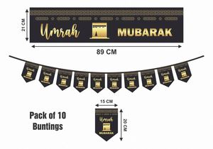 Set de Decoraciones para Umrah Mubarak, Guirnalda y Pancarta Decorativa - Product Image 2