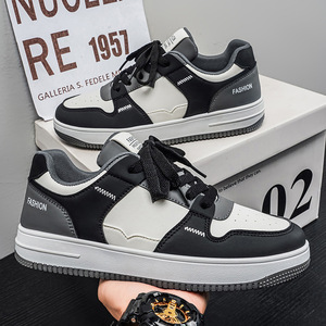 Chaussures décontractées pour hommes au design tendance, chaussures de sport à semelle épaisse, respirantes et antidérapantes - Product Image 1