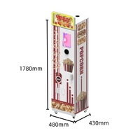 Machine à Popcorn Professionnelle 2026 Améliorée avec Chariot, Grande Capacité 16oz, Idéale pour les Événements et les Entreprises