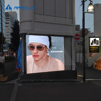 Уличный светодиодный экран Apexls P4 P6.6 P8 P10 с высокой яркостью, рекламный LED-экран, цифровая вывеска, уличный LED-дисплей