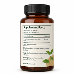Ashwagandha Capsules Adult Dietary Supplement Sports Nutrition Enhance Athletic Performance Soothe Emotions Antioxidant Immune - Product Image 6