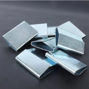 Sello de flejado de PET <span class=keywords><strong>Manual</strong></span> de acero de alta calidad Hebillas de embalaje de metal Clip de embalaje de tira de plástico <span class=keywords><strong>para</strong></span> flejado de PP/PET - Product Image 4