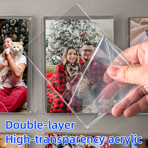 Nhà máy 3x5 <span class=keywords><strong>4x6</strong></span> 5x7 6x8 rõ ràng Acrylic tủ lạnh nam châm khung ảnh tùy chỉnh trống mini từ acrylic khung ảnh - Product Image 5