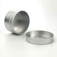 Boîtes métalliques de 80g pour bougies, personnalisées, multicolores, de luxe, en aluminium, peintes par pulvérisation, sérigraphiées, en matériaux recyclés, marque OEM