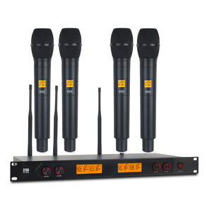 XtugaA400ホット販売カスタムロゴUHF4ハンドヘルドワイヤレスマイク - Product Image 1