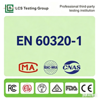 Test de sécurité des coupleurs électriques EN IEC 60320-1, rapport de laboratoire agréé ISO 17025 pour la certification CE/CB/CCC