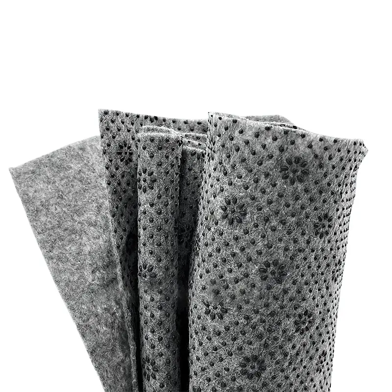 Tapete tufos secundário de tecido tufos mais vendidos, tapete de tecido tufos não tecido com apoio cinza