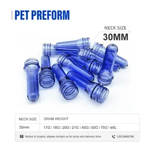 High Quality 30mm neck size per preform water bottle blow making preforms China supplier