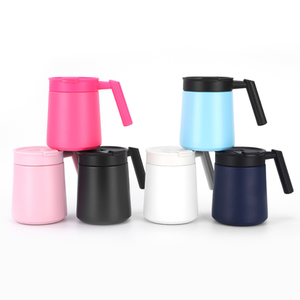 Logo personnalisé nouvelle poignée en acier inoxydable tasse à café tasse à boire directe maison bureau Simple tasse à café - Product Image 6