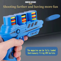 Nouveau design excitant tir à disque volant à tir rapide pistolet de lancement de disque en mousse plastique pour le jeu actif et la coordination œil-main