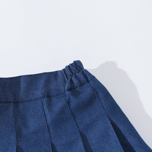 Vestido para Niña, Falda Plisada de Mezclilla para Adolescentes, Versión Coreana para Uniformes de Cuatro Estaciones, Falda de Tenis Corta Plisada para Niñas - Product Image 5