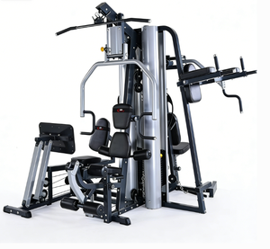 Gimnasio Multifuncional Comercial <span class=keywords><strong>de</strong></span> 5 Estaciones con Doble Torre <span class=keywords><strong>de</strong></span> Pesas <span class=keywords><strong>de</strong></span> 75 kg - Product Image 1