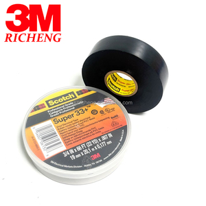 <span class=keywords><strong>Cinta</strong></span> <span class=keywords><strong>Aislante</strong></span> Eléctrica de Vinilo Negra <span class=keywords><strong>3M</strong></span> <span class=keywords><strong>Super</strong></span> <span class=keywords><strong>33</strong></span>+, Adhesivo Ignífugo Resistente, <span class=keywords><strong>Cinta</strong></span> de PVC de Goma Ignífuga - Product Image 1