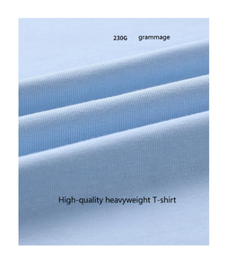 ผ้าฝ้าย230gsm80% พิมพ์โพลีเอสเตอร์แห้งเร็วทรงหลวมใส่ได้ทั้งชายและหญิงพิมพ์ลายโลโก้ปักแบบกำหนดเอง - Product Image 6
