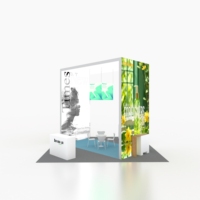 Stand modulaire portatif Offres Spéciales personnalisé de stand d'exposition stand d'exposition mobile d'événement pour le salon