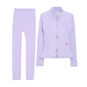 Vestes de sport pour femmes <span class=keywords><strong>Lulus</strong></span>, de haute qualité, douces comme du beurre, populaires, à manches longues, pour la gym, l'entraînement, le fitness, ensemble de yoga - Product Image 3