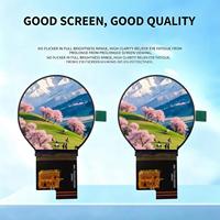 Modul Layar TFT Bulat 2.1 Inci Resolusi 540x540 Kecerahan 350c/d Antarmuka MIPI Lampu Latar LED untuk Aplikasi Kendaraan