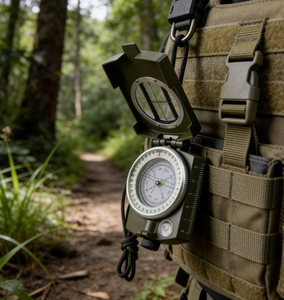 Brújula Táctica con Cordón para Aventuras, Emergencias, Kit de Supervivencia, Orientación y Preparación - Product Image 4