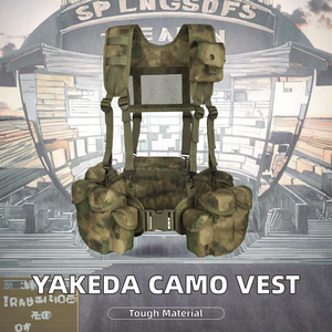 Gilet Tattico Mimetico Verde in Poliestere 1000D con Cinghie per Spalle, Prodotto a Guangdong, Disponibile per Preordine - Product Image 2