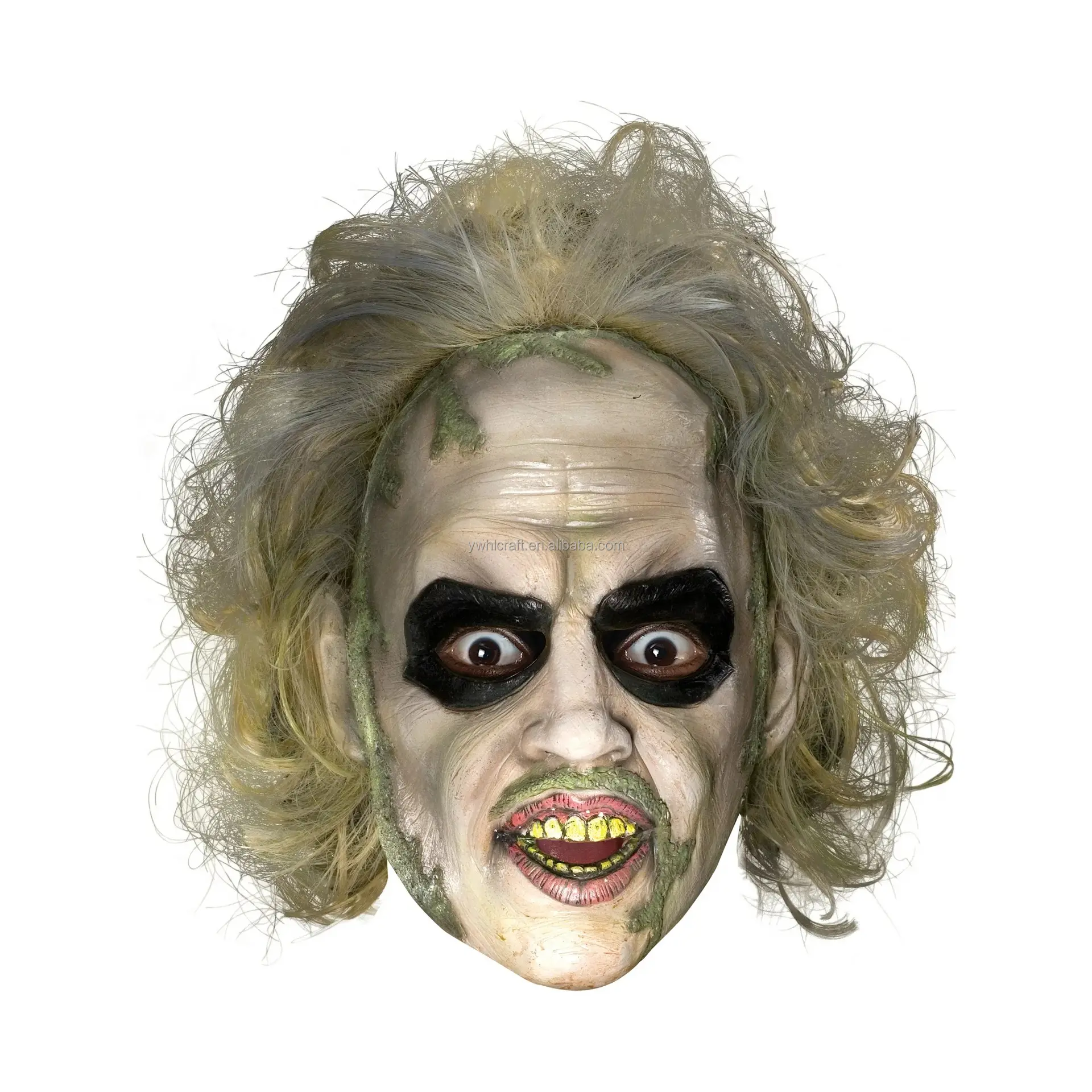 Nieuwe Halloween Horror Kever Sap Film Siliconen Masker Bloedige Zombie Latex Masker W Pruik Voor Cosplay En Spookhuis Spelen