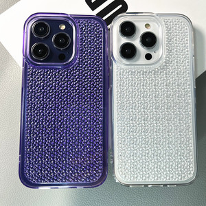 Étui en <span class=keywords><strong>silicone</strong></span> souple transparent à paillettes 3D diamantées pour <span class=keywords><strong>iPhone</strong></span> 14 Pro 13 12 11 X XS Max XR 7 8 Plus <span class=keywords><strong>2022</strong></span> 2020 <span class=keywords><strong>SE</strong></span> 2 3 Bing Cover - Product Image 3