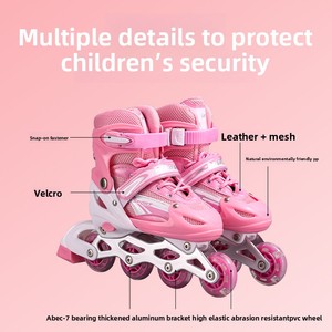 <span class=keywords><strong>Patines</strong></span> <span class=keywords><strong>en</strong></span> línea profesionales completos para niños y adultos, para principiantes, de montaña, con luces intermitentes, para hombre y <span class=keywords><strong>mujer</strong></span> - Product Image 4