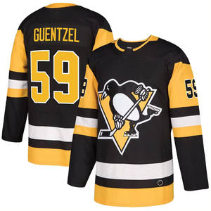 Herren-Eishockeytrikot, Pittsburgh, Genäht: Mario Lemieux 66, Jake Guentzel 59, Sidney Crosby 87, Evgeni Malkin 71, Kris Letang 58 - Product Image 3