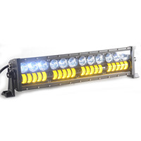 Auxtings-barre d'éclairage Led 15 pouces, 20 pouces, 25 pouces, 30 pouces, 35 pouces, 40 pouces, barre d'éclairage à double couleur, pour voiture, camion