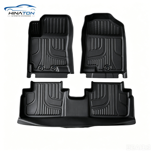 Accessoires intérieurs automobiles en gros, tapis de voiture 3D en <span class=keywords><strong>TPE</strong></span> toutes saisons, imperméables, pressés à chaud, faciles à nettoyer, pour Hyundai Reina essence 5 places - Product Image 2
