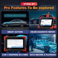XTOOL D7 outil de Diagnostic complet du système ECU codage contrôle bidirectionnel Scanner automobile ABS purge Auto VIN Scan mise à jour gratuite