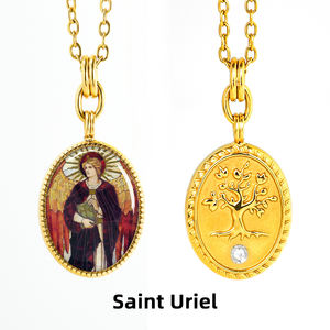 GIVELUCK Ciondoli Portafortuna di San Uriele, Serie Angeli, Accessori per Guarigione Spirituale - Product Image 4