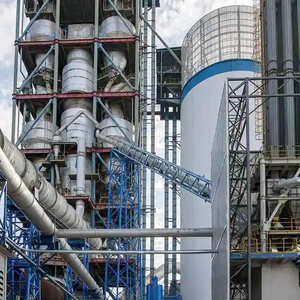 Línea de producción de molino de cemento de 100T/día con juego completo de equipos para embalaje de descarga con motor central y componentes de motor - Product Image 4