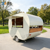 Camion de restauration mobile CE entièrement équipé pour café, tacos et crèmes glacées, homologué DOT
