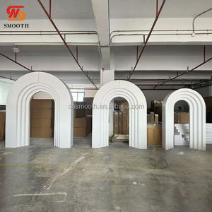 SMOOTH 8ft Height <b>White</b> <b>acrylic</b> backdrop stand props wedding <b>White</b> Church Event Props - Product Image 2