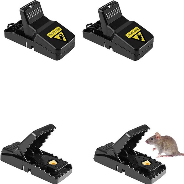 Factory Supply Reusable Plastic Mouse Snap Trap Solid State Eco-Friendly 6 Pack Small Rodent Killer Effective Mouse Catcher