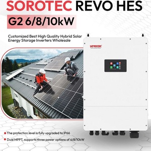 5 años de garantía IP65 inversor <span class=keywords><strong>solar</strong></span> al aire libre lista de precios con batería 6kw 8kw inversor híbrido batería de almacenamiento de energía <span class=keywords><strong>solar</strong></span> para el hogar - Product Image 1