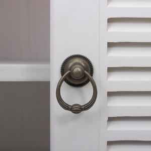 Hợp Kim Kẽm Đồ Nội Thất Bằng Đồng Cổ Núm Cửa Vòng Vòng Kéo Cổ Điển Có Knurled Cửa Xử Lý Cho Tủ Tủ Quần Áo - Product Image 6