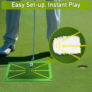 <b>Golf</b> Swing <b>Mat</b> With Sequin Impact Mark Direction Detection For Practice Training Aid - Product Image 2