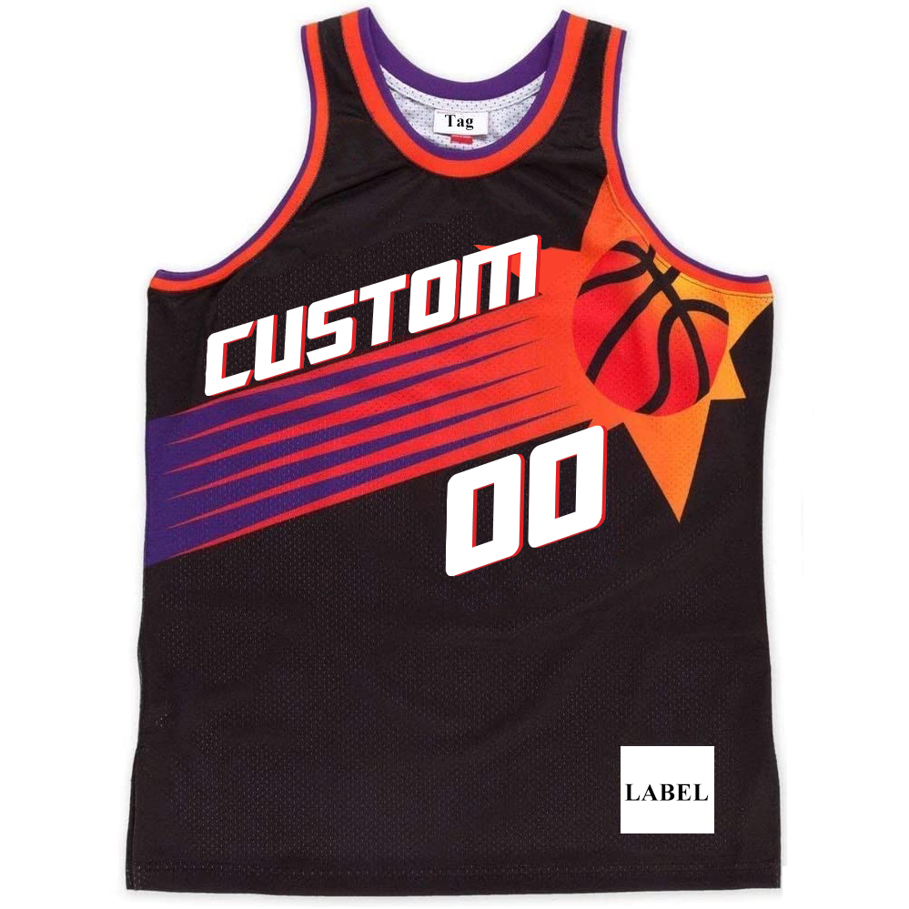 Latest fashion soft comfortable custom logo black letter pattern sleeveless sports mens basketball jerseys