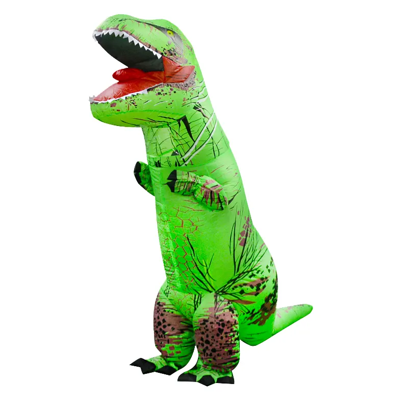 Popular Design Polyester Unisex Colorful Design Event Suitable Inflatable Dinosaur Costume Mascot Costume Inflatable Costume