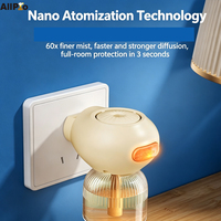 Diffuseur électrique anti-moustiques à brancher, à base de plantes, silencieux, pour chambre et maison