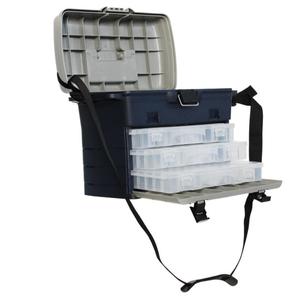 Boîte <span class=keywords><strong>de</strong></span> pêche <span class=keywords><strong>en</strong></span> <span class=keywords><strong>mer</strong></span>, valise <span class=keywords><strong>de</strong></span> pêche <span class=keywords><strong>en</strong></span> plein air, boîte à outils grise avec boîte à appâts à trois niveaux, sac isotherme pour équipement <span class=keywords><strong>de</strong></span> pêche, accessoires <span class=keywords><strong>en</strong></span> gros - Product Image 6