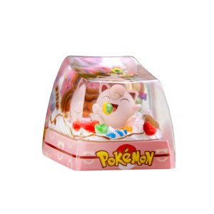Keycap artisanal en résine imprimé en 3D Pokémon Jigglypuff, usinage CNC, pour clavier mécanique - Product Image 1
