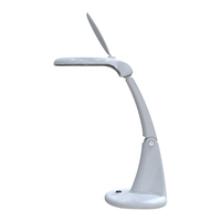 Lámpara de Aumento LED Ajustable con Luz, Lupa 5X, Lámpara de Escritorio para Lectura, Soldadura y Manualidades