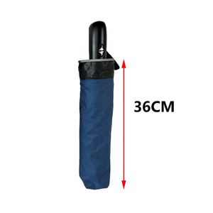 Sombrilla Retráctil Automática de 3 Pliegues TR con Tela de Nailon 190T, Varillas de Fibra de Vidrio, Diámetro Abierto de 120 cm, para Viajes - Product Image 4