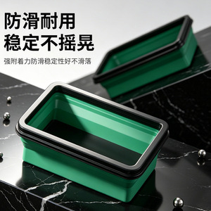 Plateau de rangement en silicone pliable, à forte adhérence, stable, pour l'organisation des outils ménagers - Product Image 1