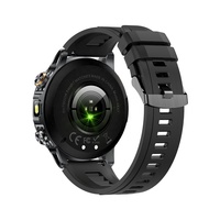 AK87 Reloj inteligente para exteriores Pantalla HD de 1,7 "100 + Modos deportivos BT Call Fitness Tracker IP68 a prueba de agua con linterna LED